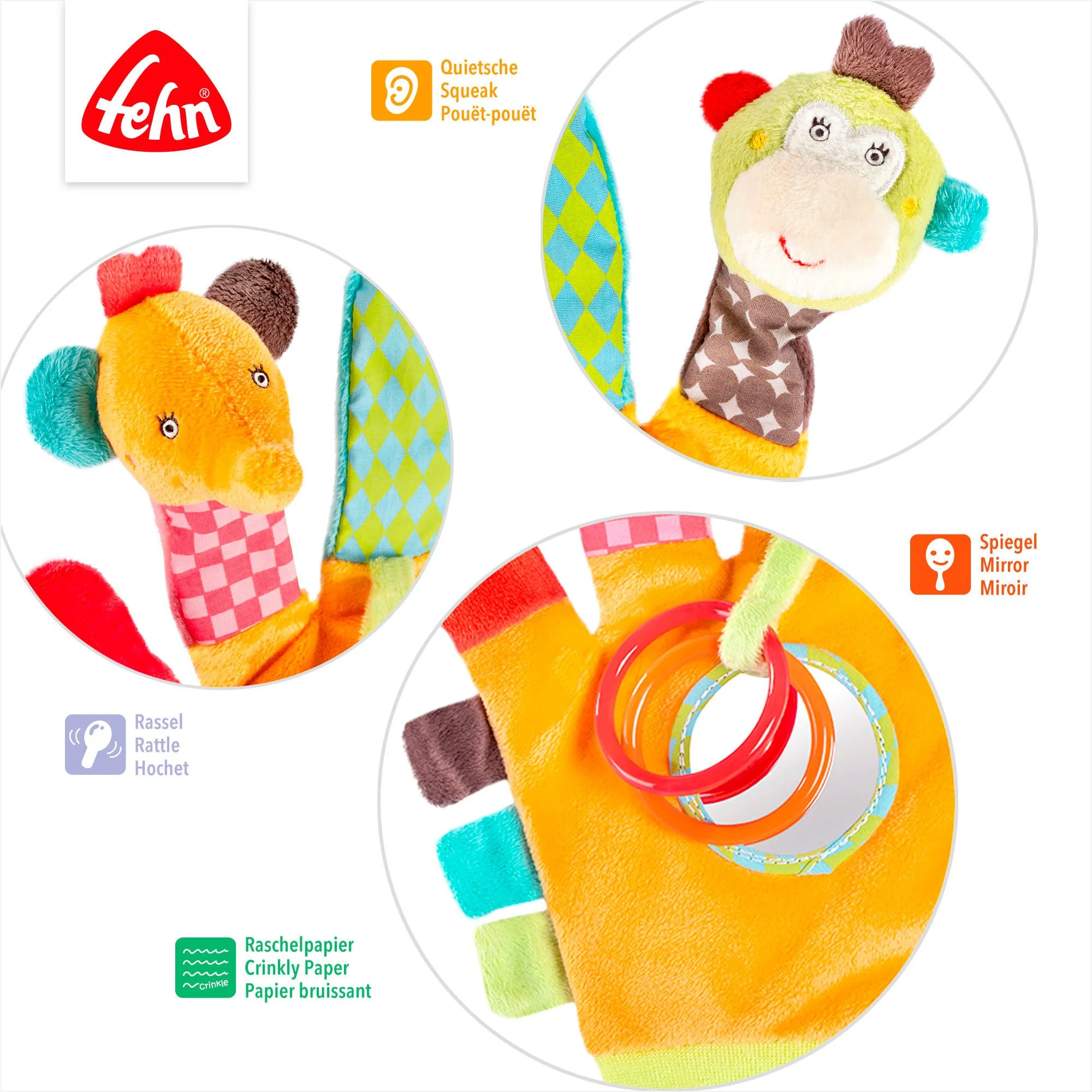 Fingerpuppen-Handschuh „Classic Stars – Safari“